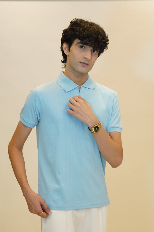 Drop needle blue