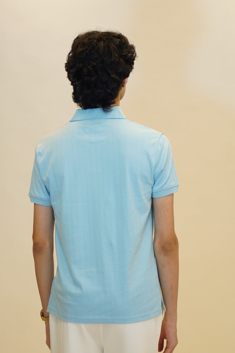 Drop needle blue