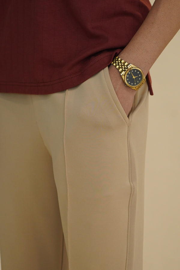 Beige trouser