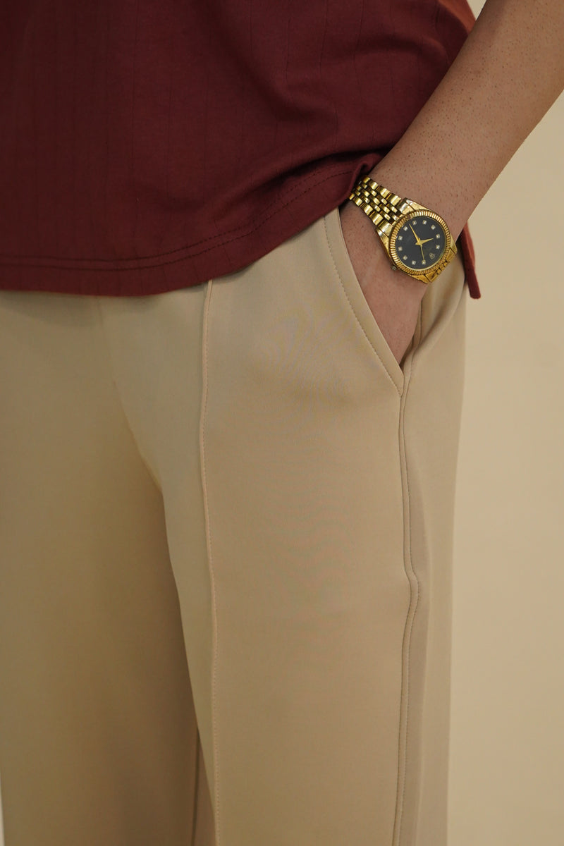 Beige trouser
